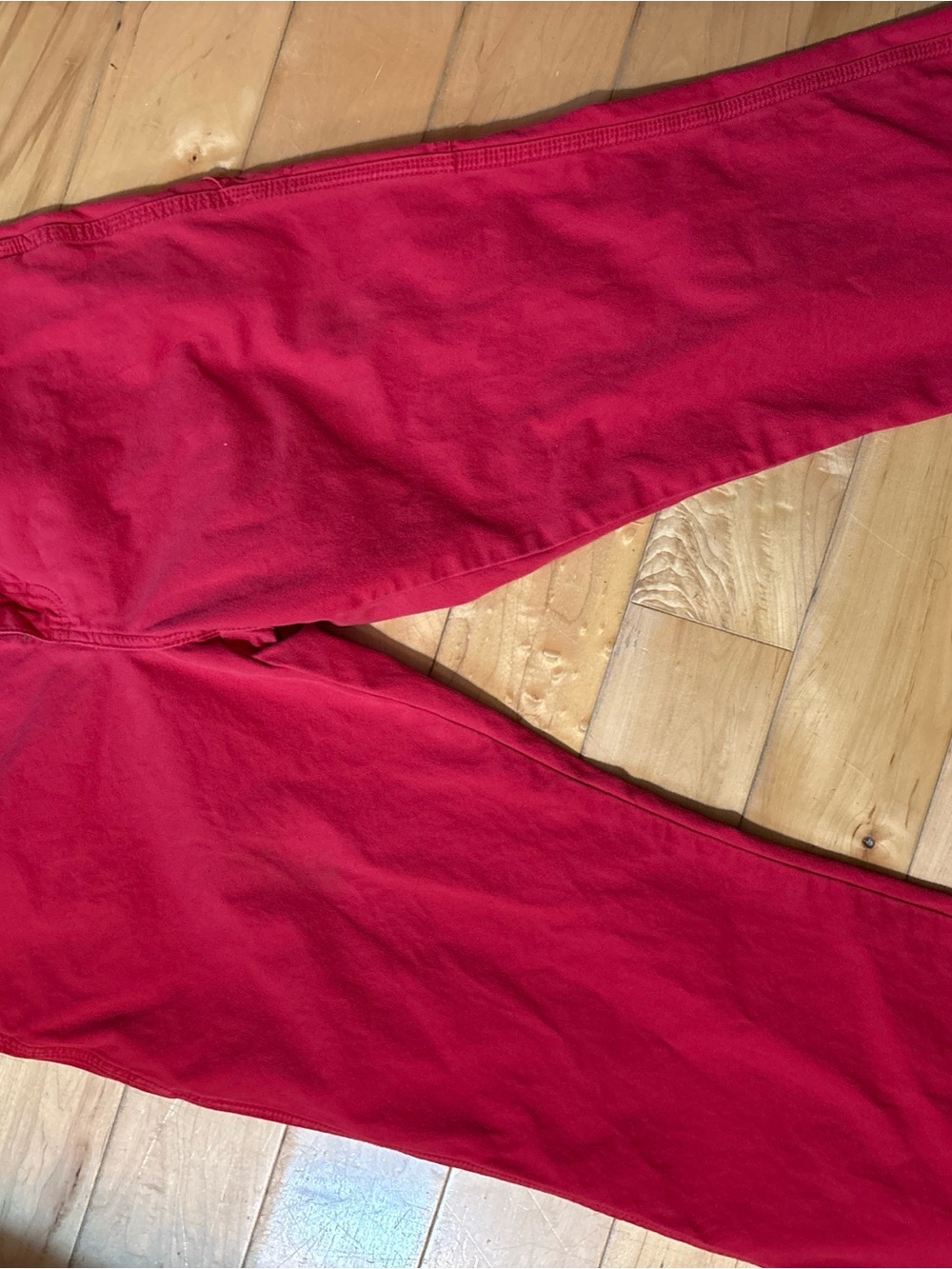 Tommy Hilfiger Women's Red Wide Leg Jeans